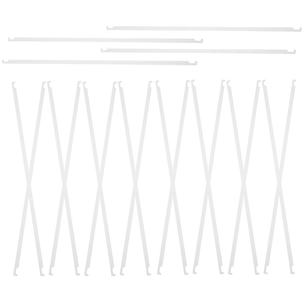 Home Bar Setup - 20Pcs Metal Hanging File Bars Heavy
