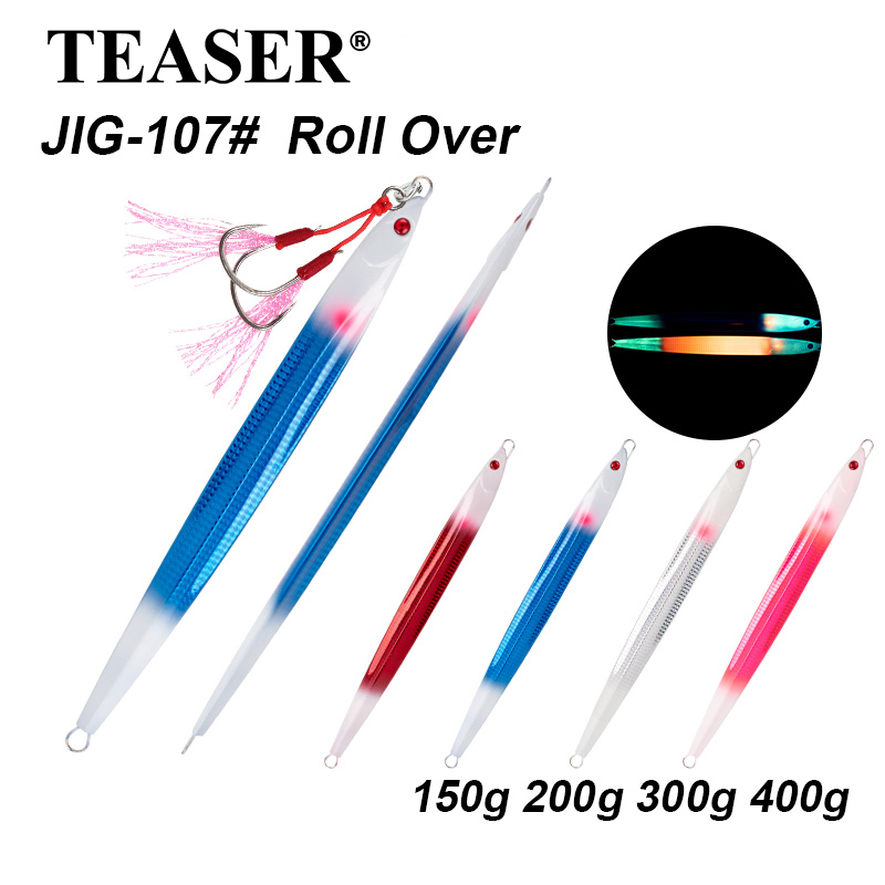 Jigger Double Sided - TEASER J107 150G-400G Fast-sinking iron plate