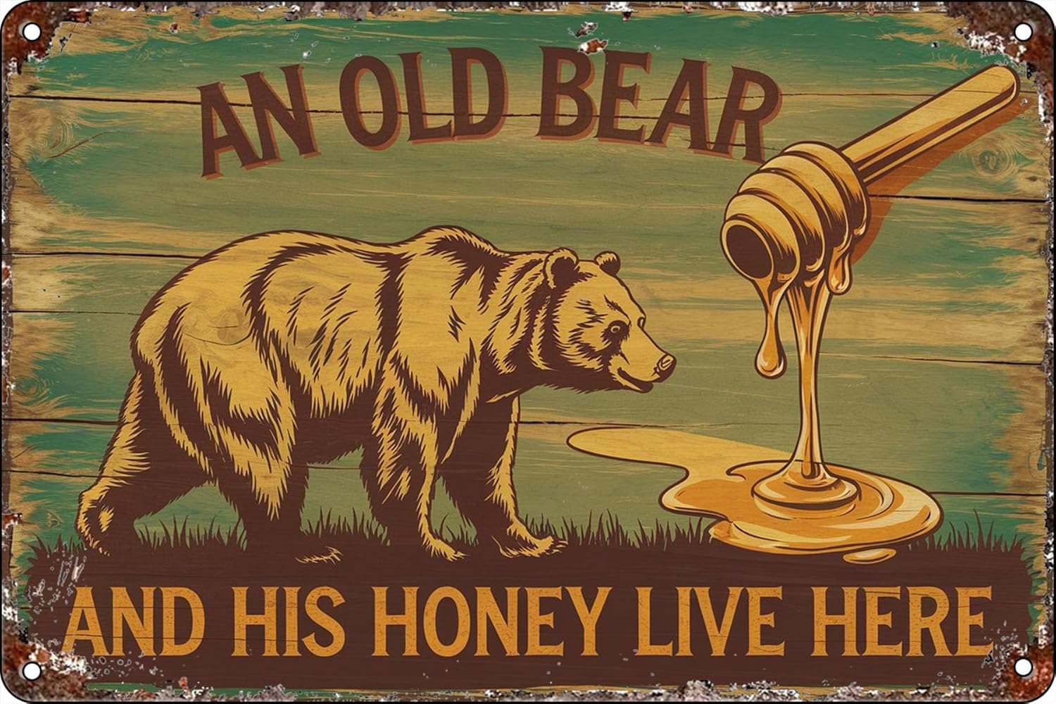 Home Bar And Coffee - An Old Bear And His Honey