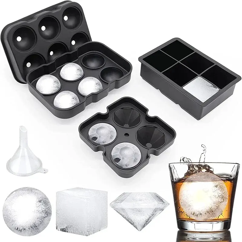 Ice Mold Sphere - 1pc Ice Cube Trays Silicone Ice