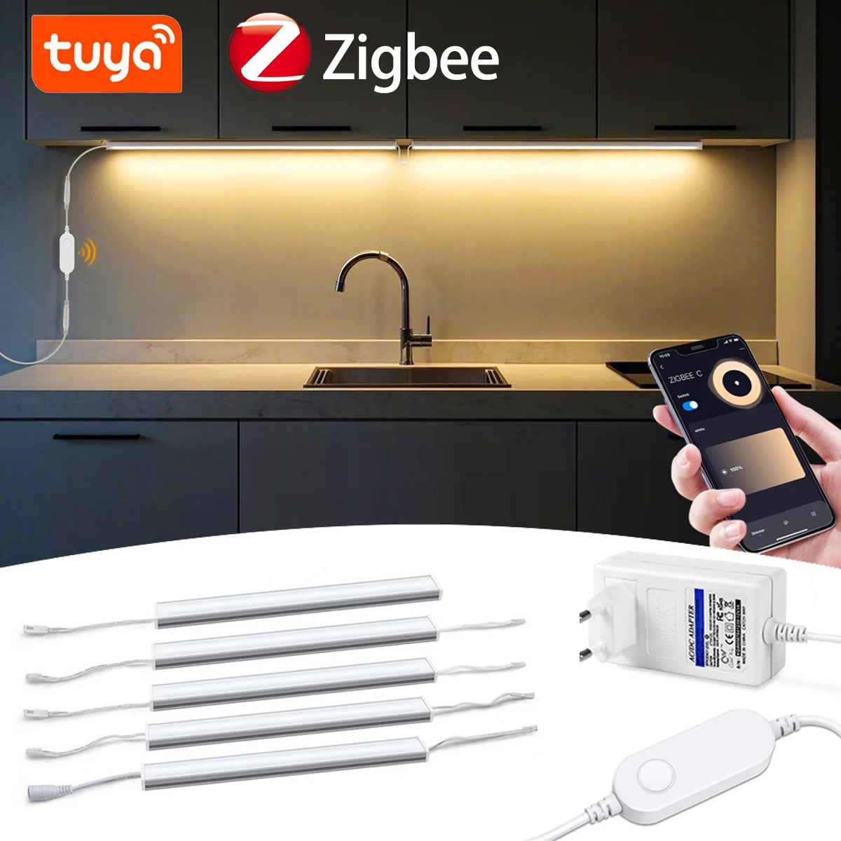 Smart Zigbee LED Lamp Under Ca - Home Bar And Cabinet 评论和价格