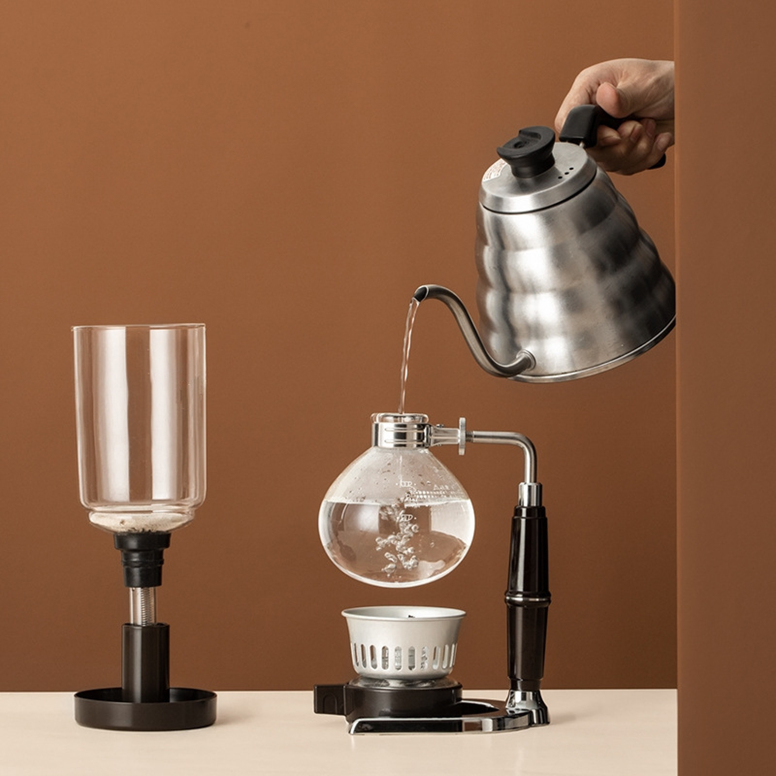 Siphon Coffee Maker 3/5 Cups V - Home Bar Setup 评论和价格