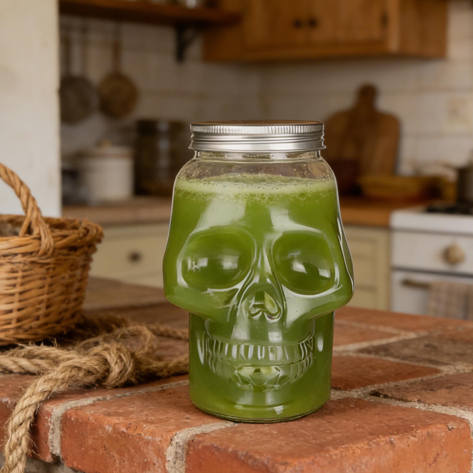 Skull Jars With Lid 500ml/800m - Home Bar Setup 评论和价格