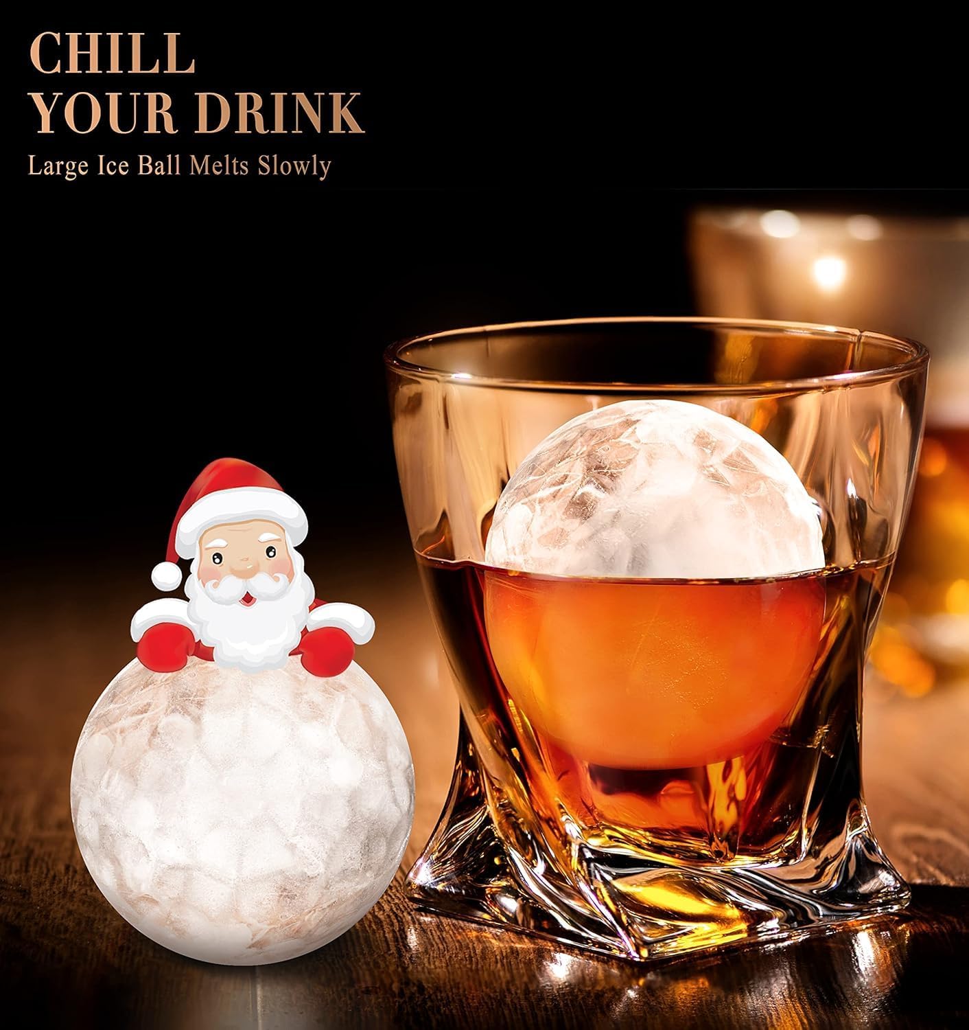 2.2 Inch Round Ice Cube Mold w - Ice Mold Sphere 评论和价格