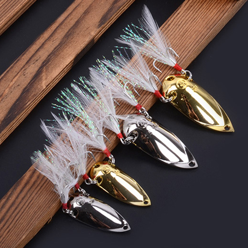 4pcs Fishing lures spoon metal - Jigger Double Sided 评论和价格