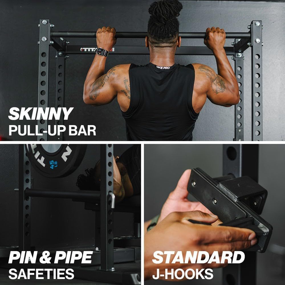 Compact Power Rack with Pull-U - Home Bar And Gym 评论和价格