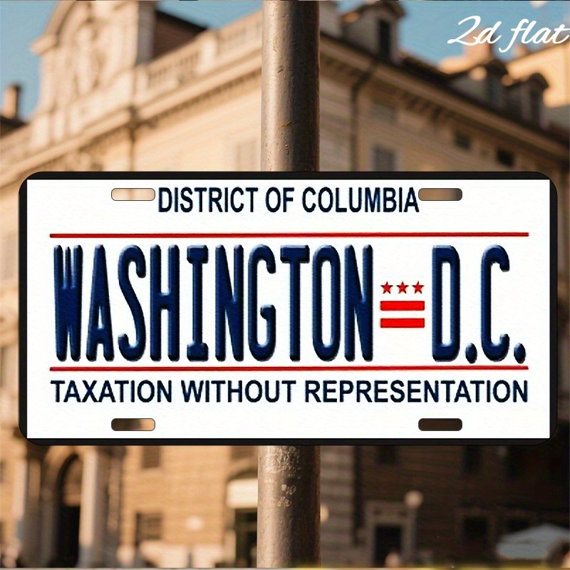 [2D Flat] 1pc Washington D.C.  - Home Bar Signs 评论和价格