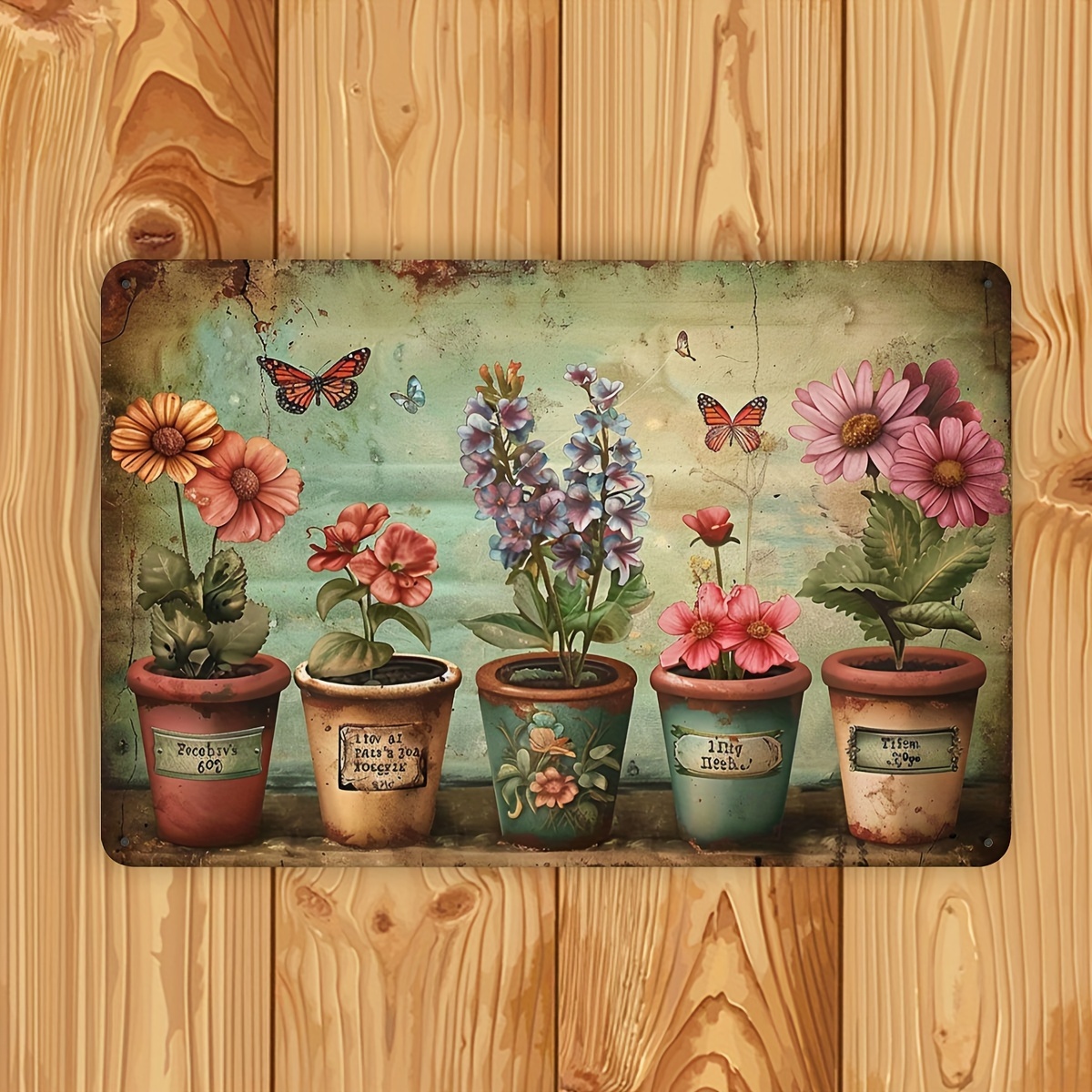 Garden of Life Vintage Metal S - Home Bar And Restaurant 评论和价格