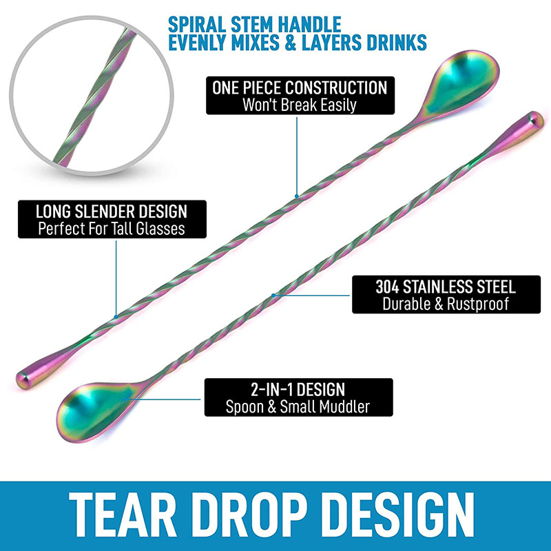 30cm/40cm/50cm Teardrop Cockta - Speed Pourer Cap 评论和价格