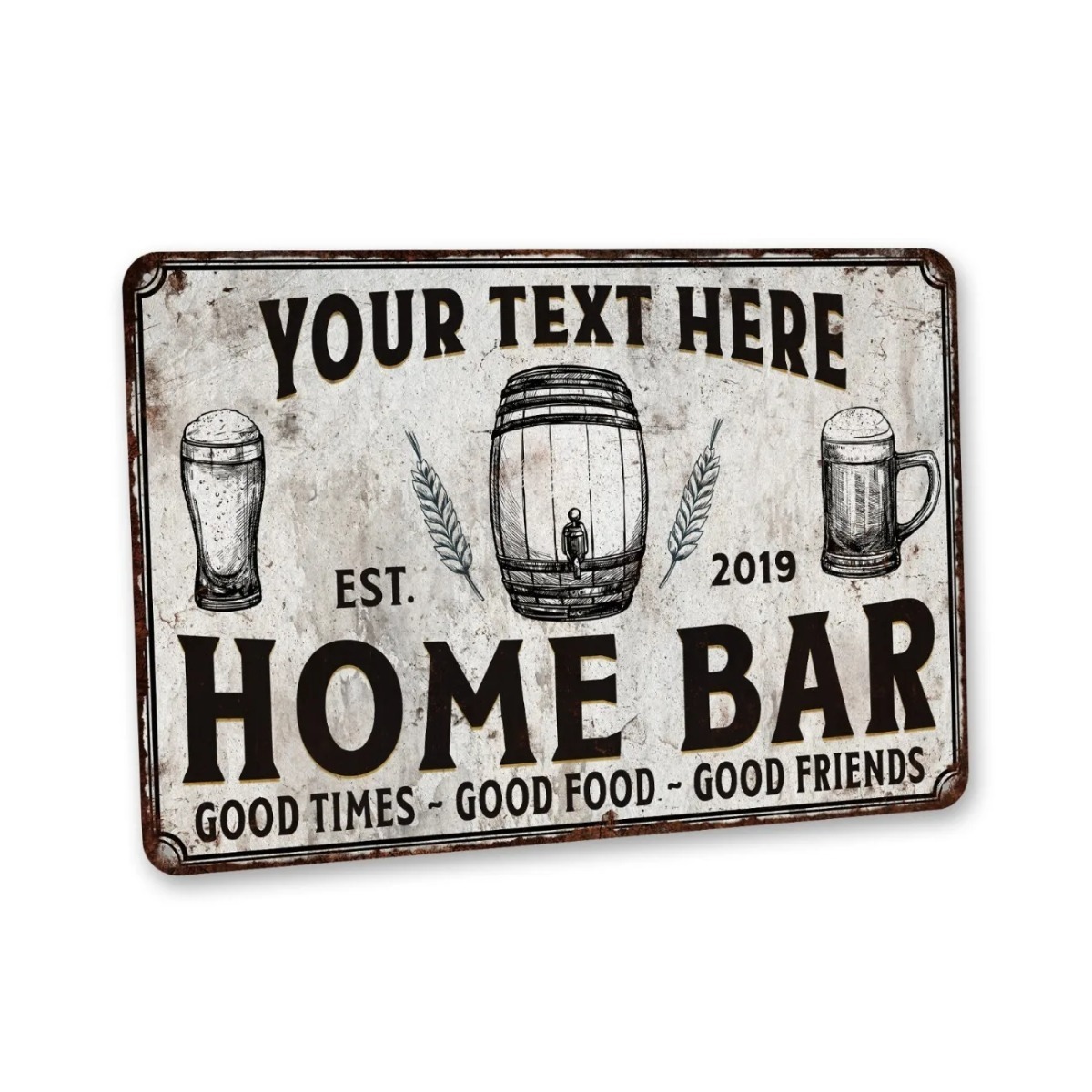 Custom Home Bar Pub Beer Metal - Home Bar Signs 评论和价格
