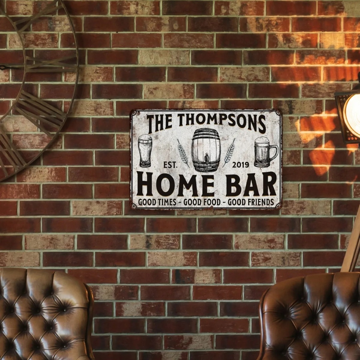 Custom Home Bar Pub Beer Metal - Home Bar Signs 评论和价格