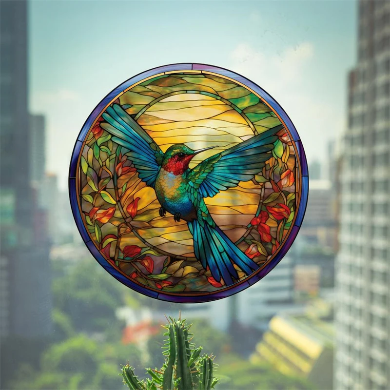 Retro Colorful Stained Humming - Old Fashioned Glass 评论和价格