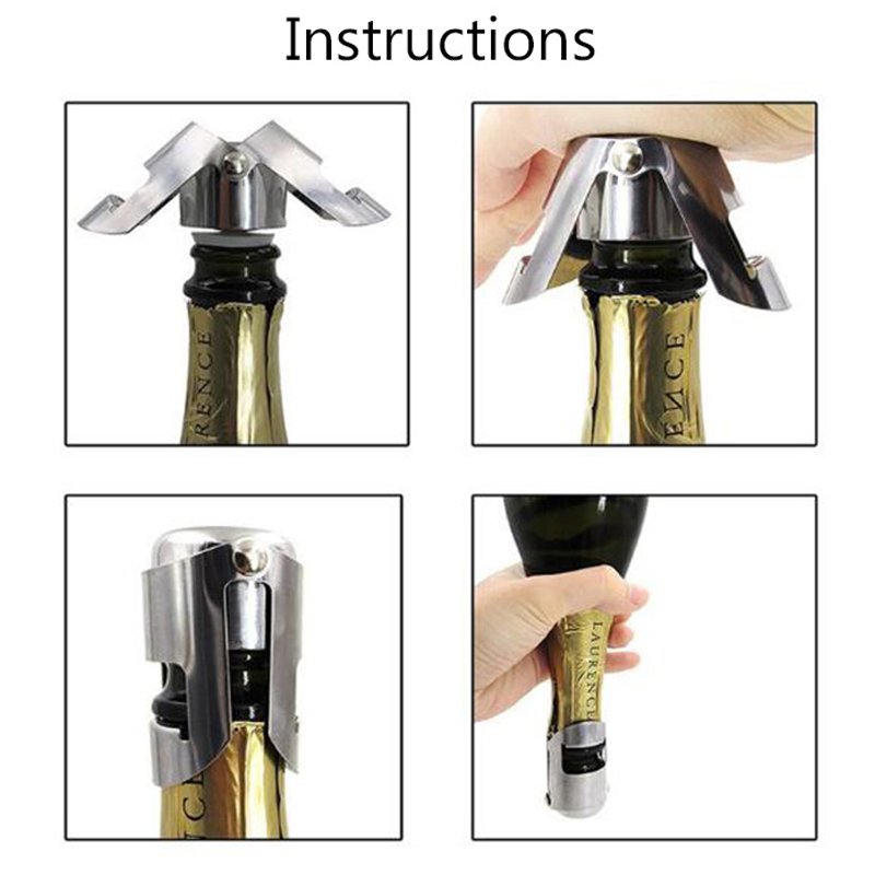 Stainless Steel Champagne Bott - Wine Preservation Pump 评论和价格
