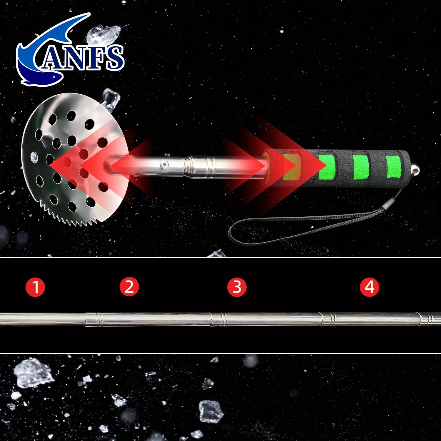 ANFS Retractable Ice Fishing S - Ice Pick Pick 评论和价格