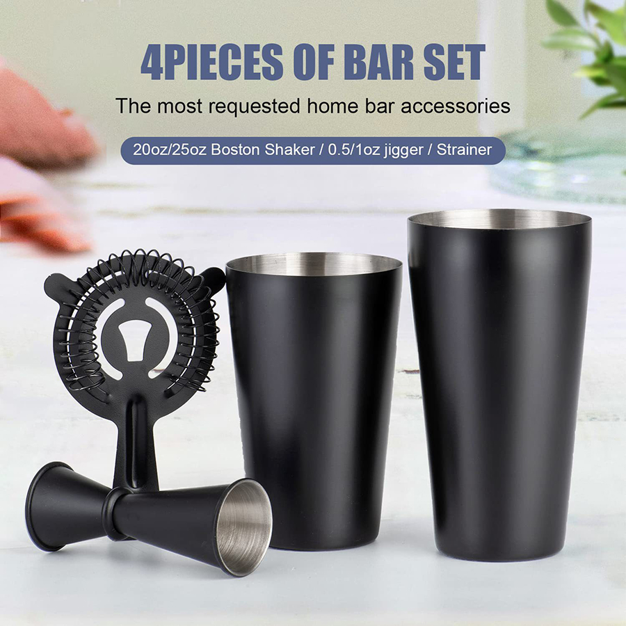 Boston Cocktail Shaker Set 4-P - Boston Shaker Set 评论和价格