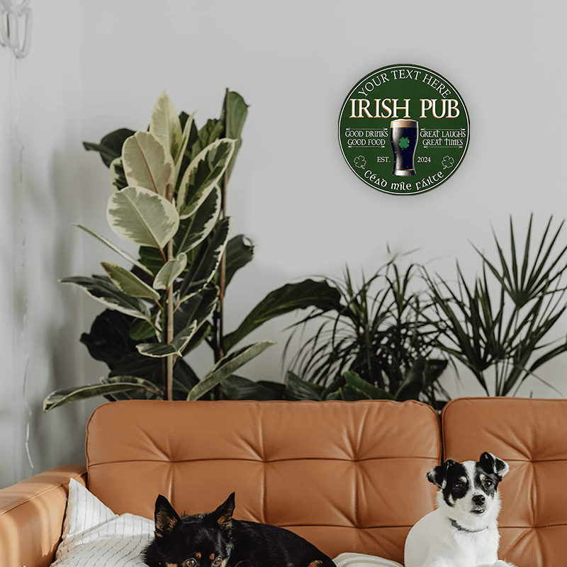 CustomIrish Pub Personalized M - Home Bar Signs 评论和价格