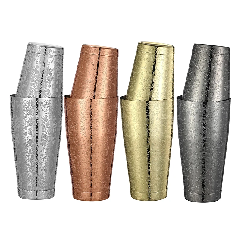 2 Pieces Boston Cocktail Shake - Boston Shaker Set 评论和价格