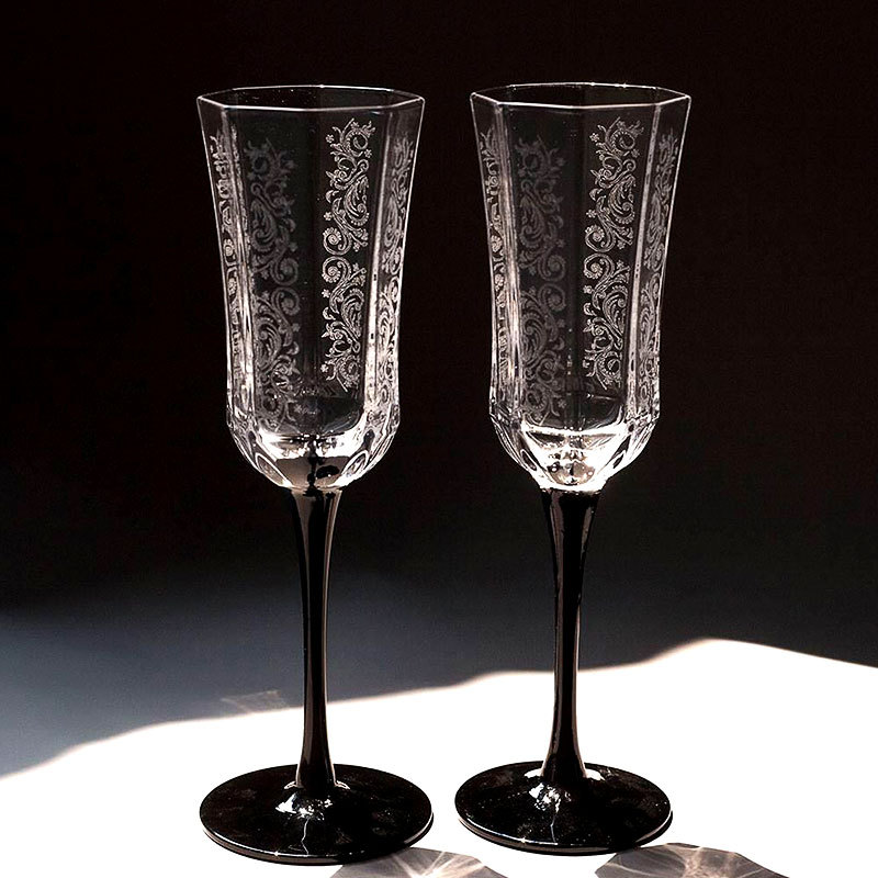 French Vintage Champagne Glass - Old Fashioned Glass 评论和价格