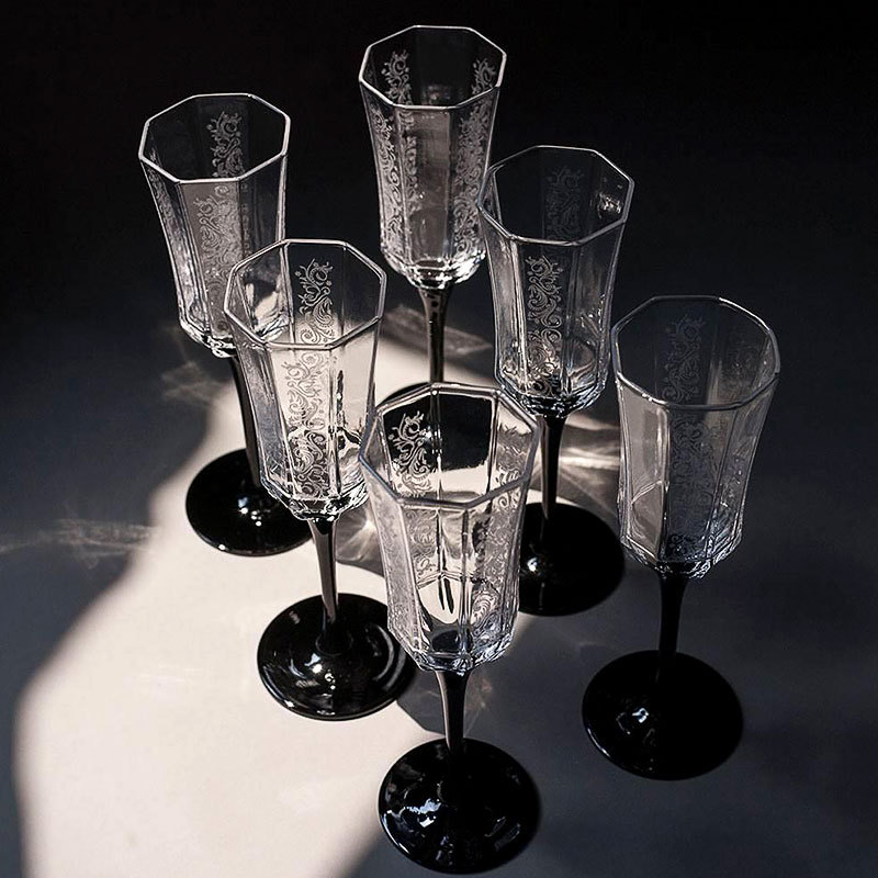 French Vintage Champagne Glass - Old Fashioned Glass 评论和价格