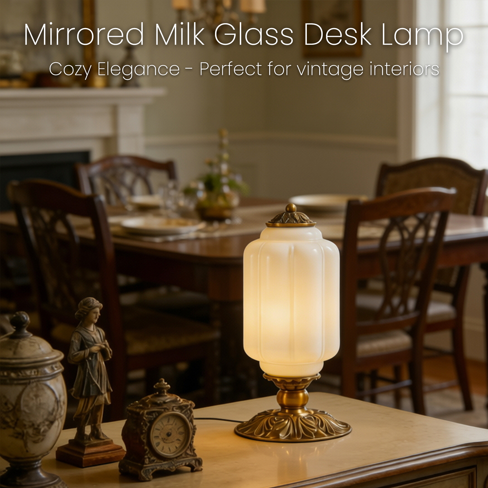 Nordic Retro Milk Glass Table  - Old Fashioned Glass 评论和价格