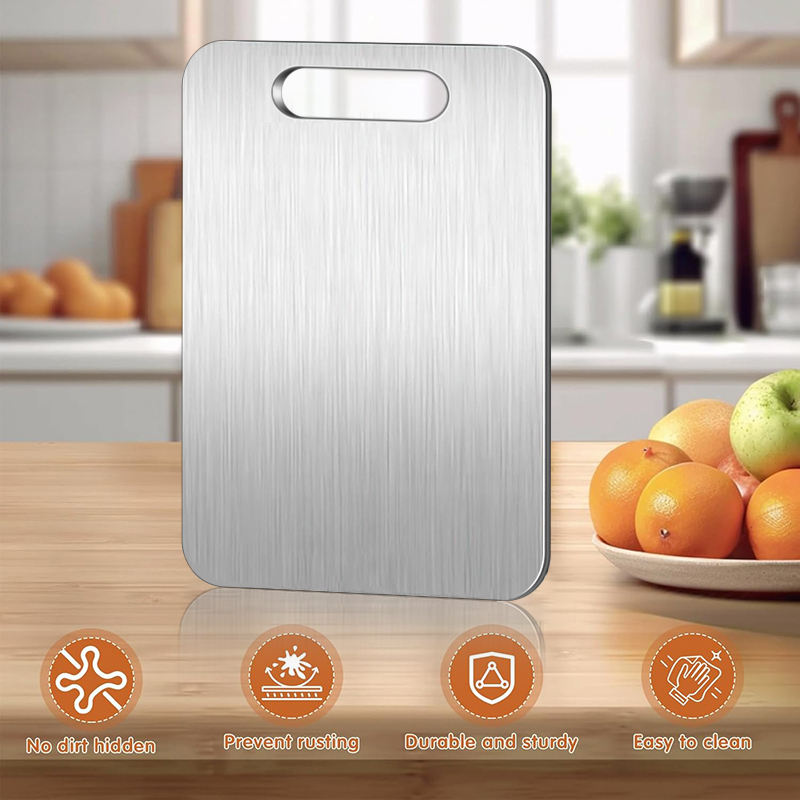 1pc Stainless Steel Cutting Bo - Home Bar And Kitchen 评论和价格