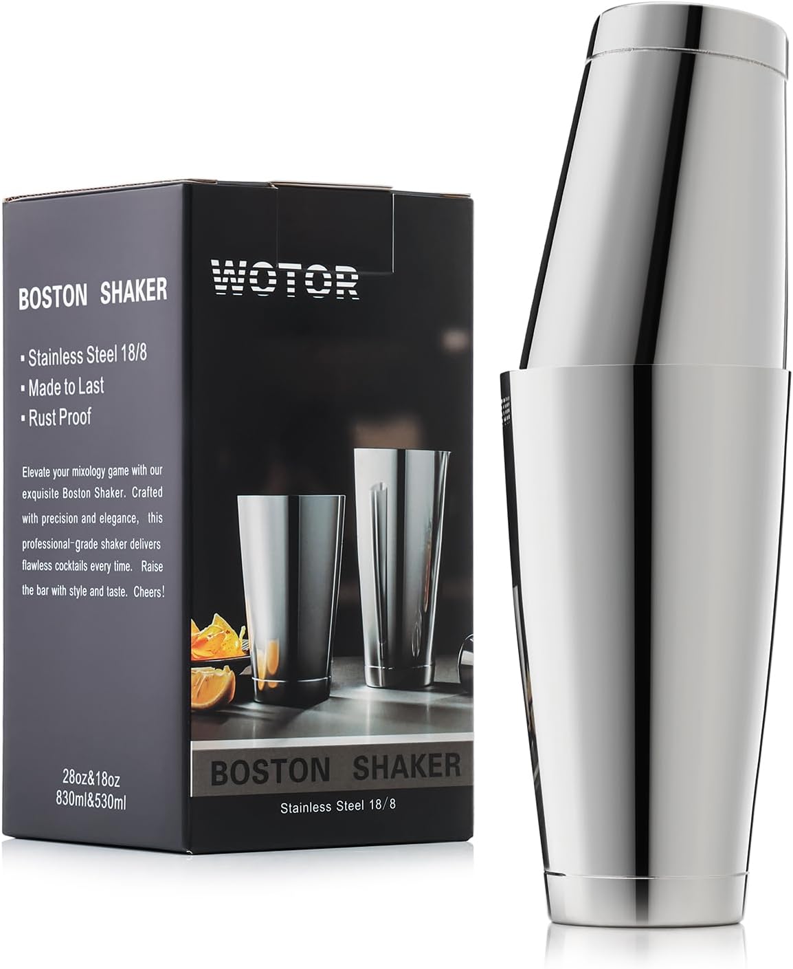 Boston Cocktail Shaker Set, 18 - Boston Shaker Set 评论和价格