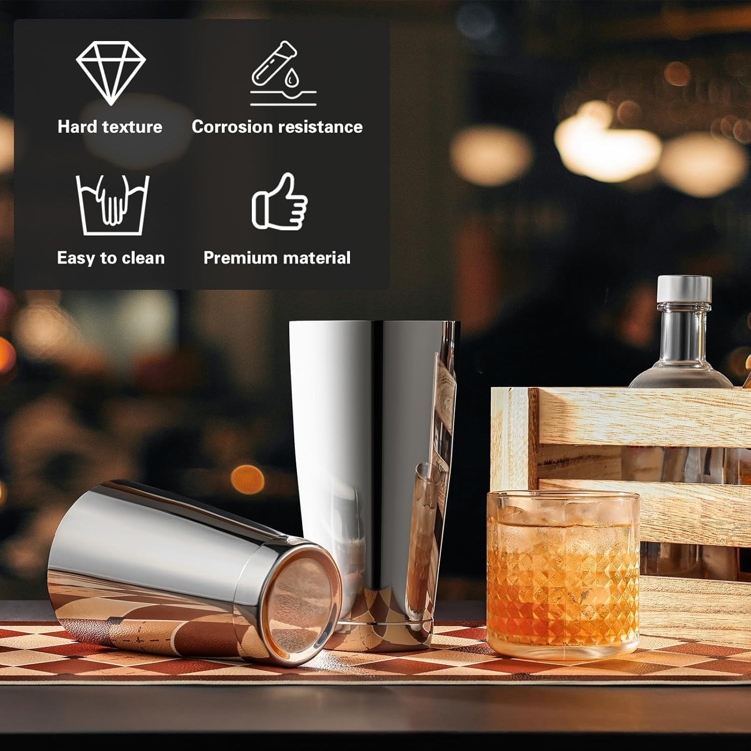 Boston Cocktail Shaker Set, 18 - Boston Shaker Set 评论和价格