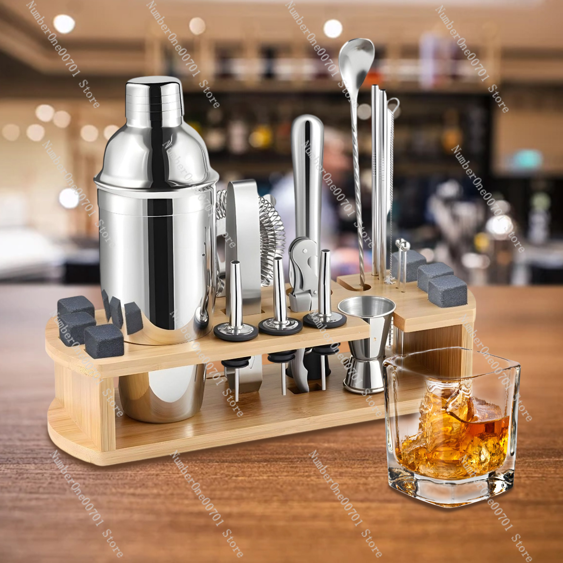Stainless Steel Cocktail Shake - Boston Shaker Set 评论和价格