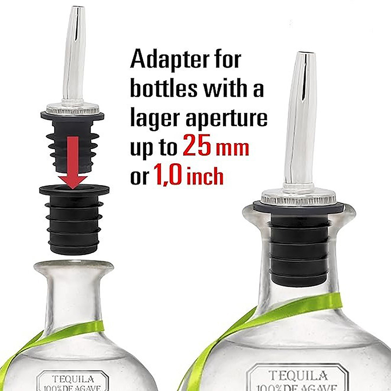 1/4/6pcs Liquor Pourer Adapter - Speed Pourer Cap 评论和价格