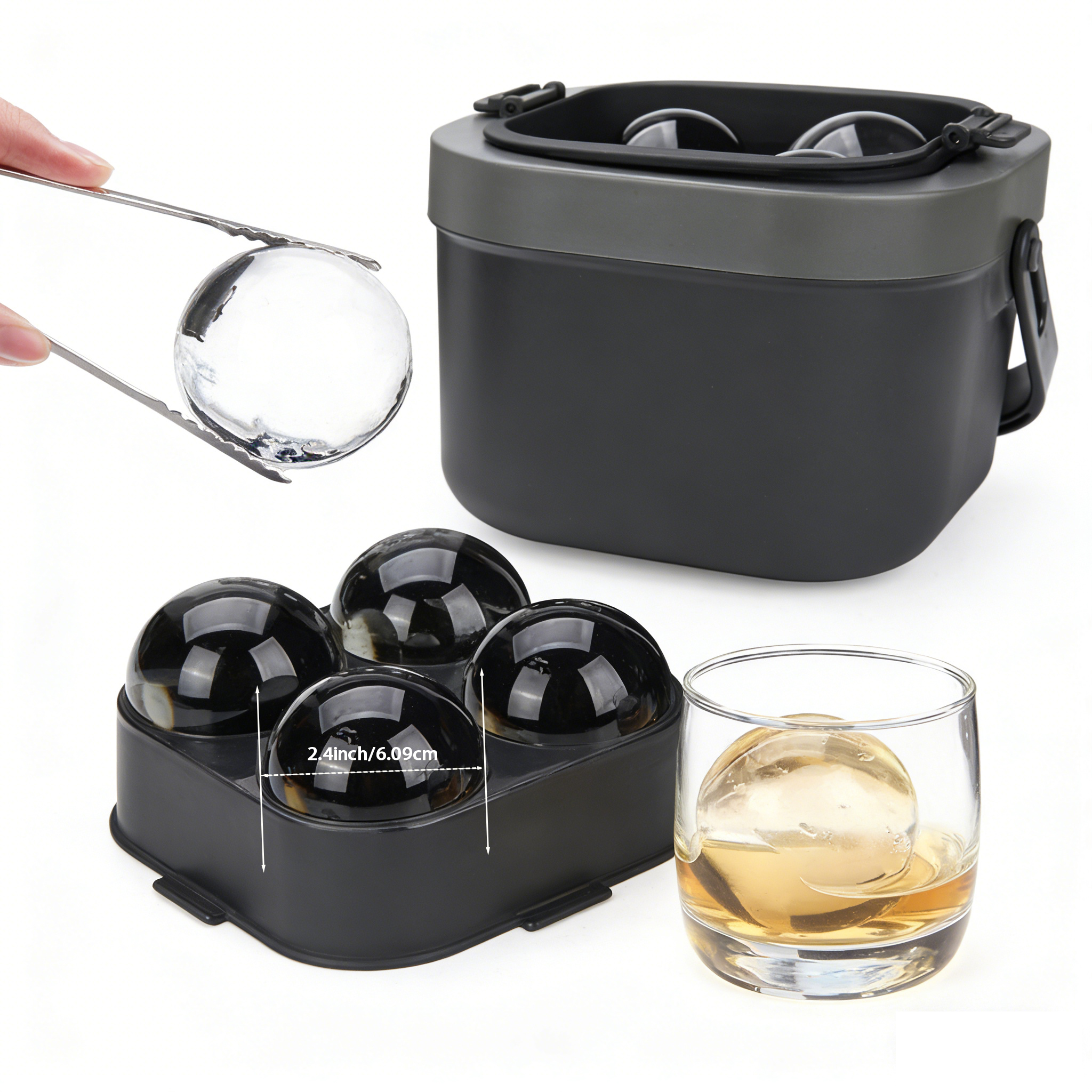Crystal Clear Ice Ball Maker,  - Ice Mold Sphere 评论和价格