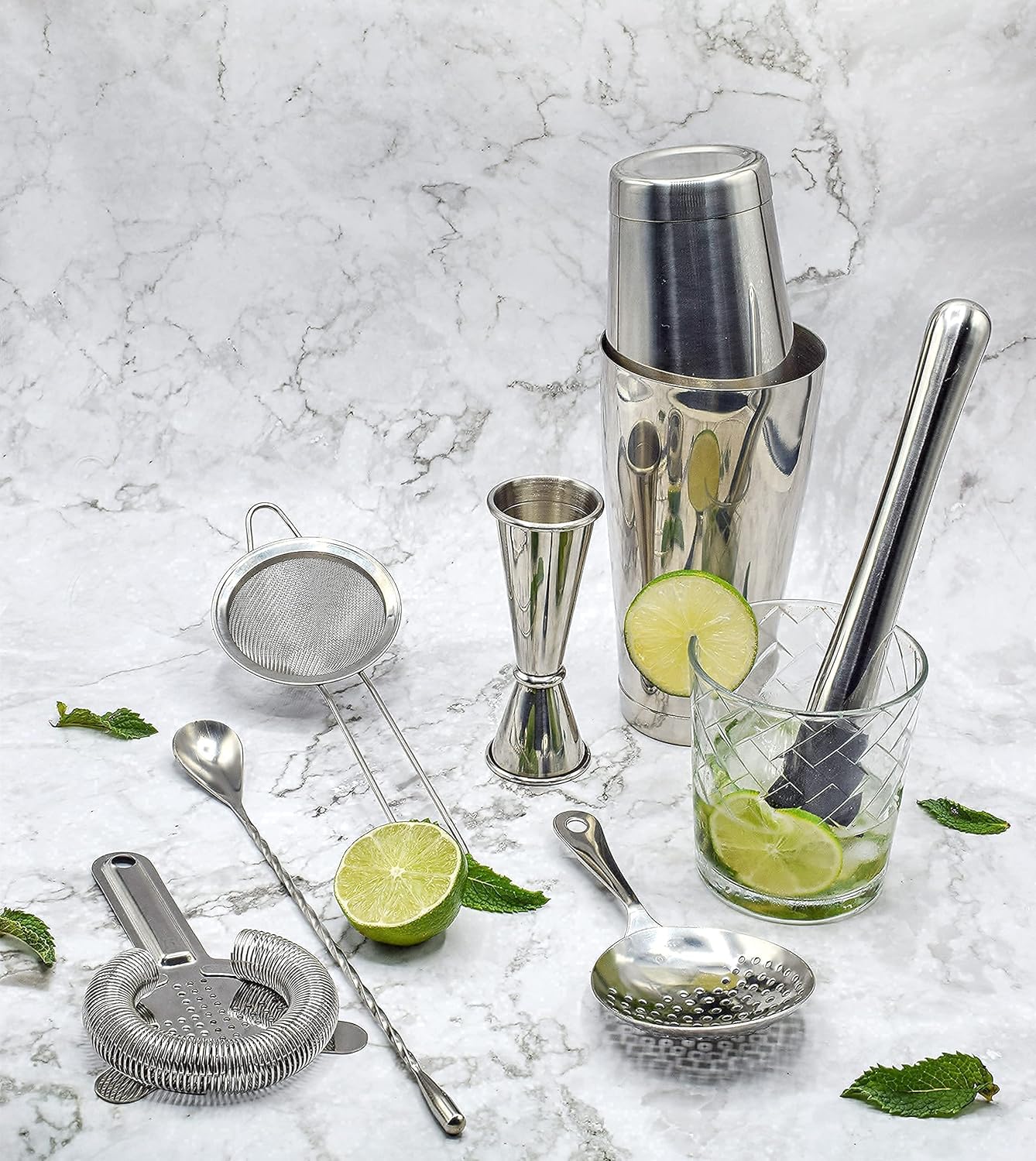 Cocktail Strainer and Shaker S - Boston Shaker Set 评论和价格
