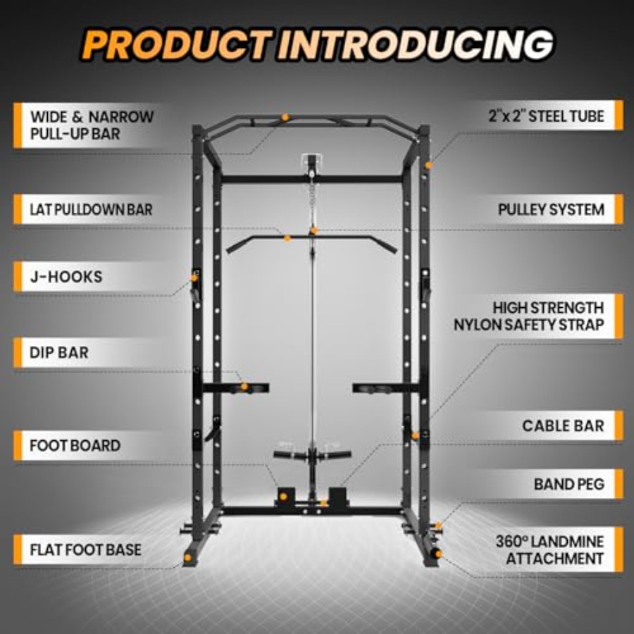 Home Gym Power Cage Heavy-Duty - Home Bar And Gym 评论和价格