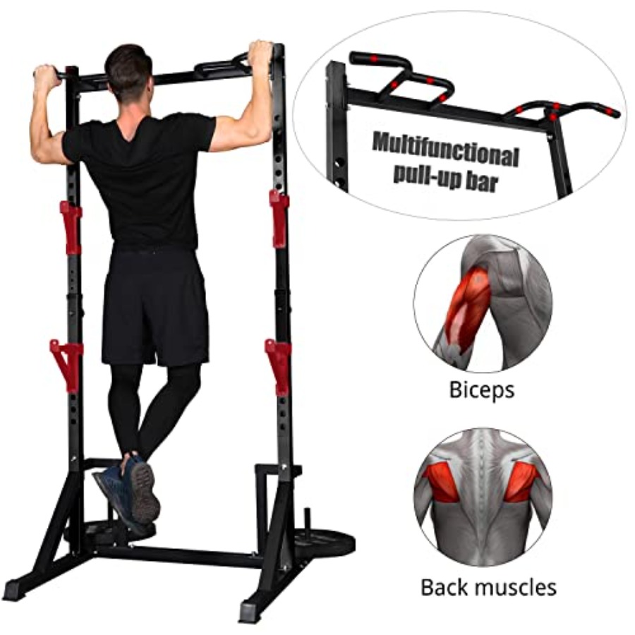 Home gym power rack with pull- - Home Bar And Gym 评论和价格