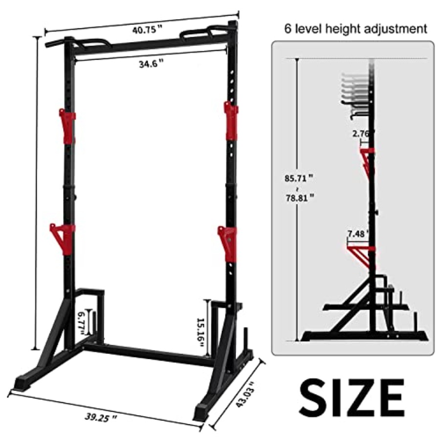 Home gym power rack with pull- - Home Bar And Gym 评论和价格