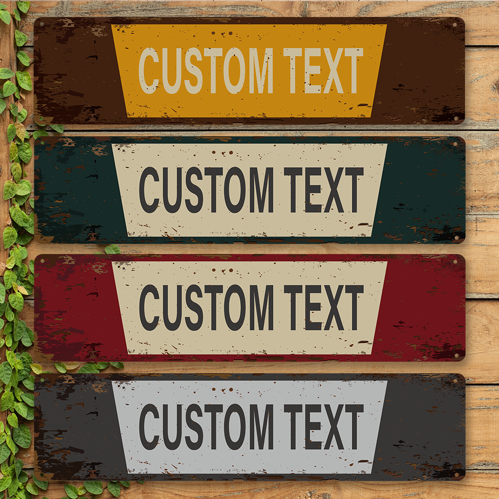 1pc Personalized Custom Vintag - Home Bar Signs 评论和价格