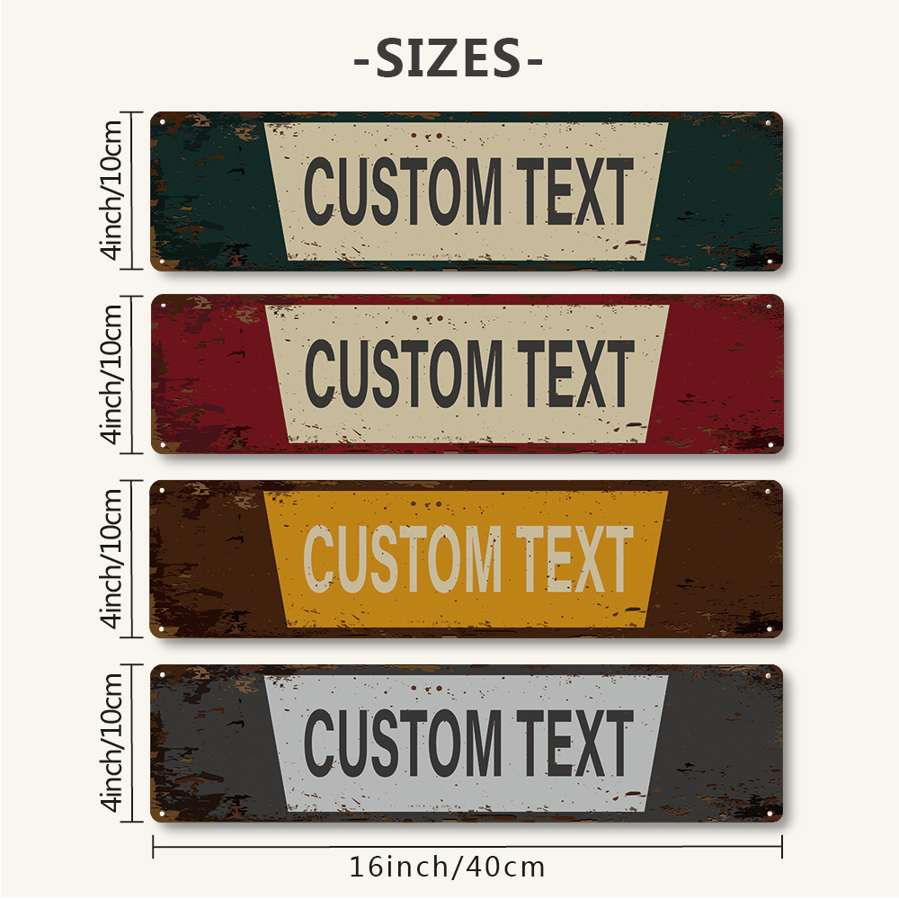 1pc Personalized Custom Vintag - Home Bar Signs 评论和价格
