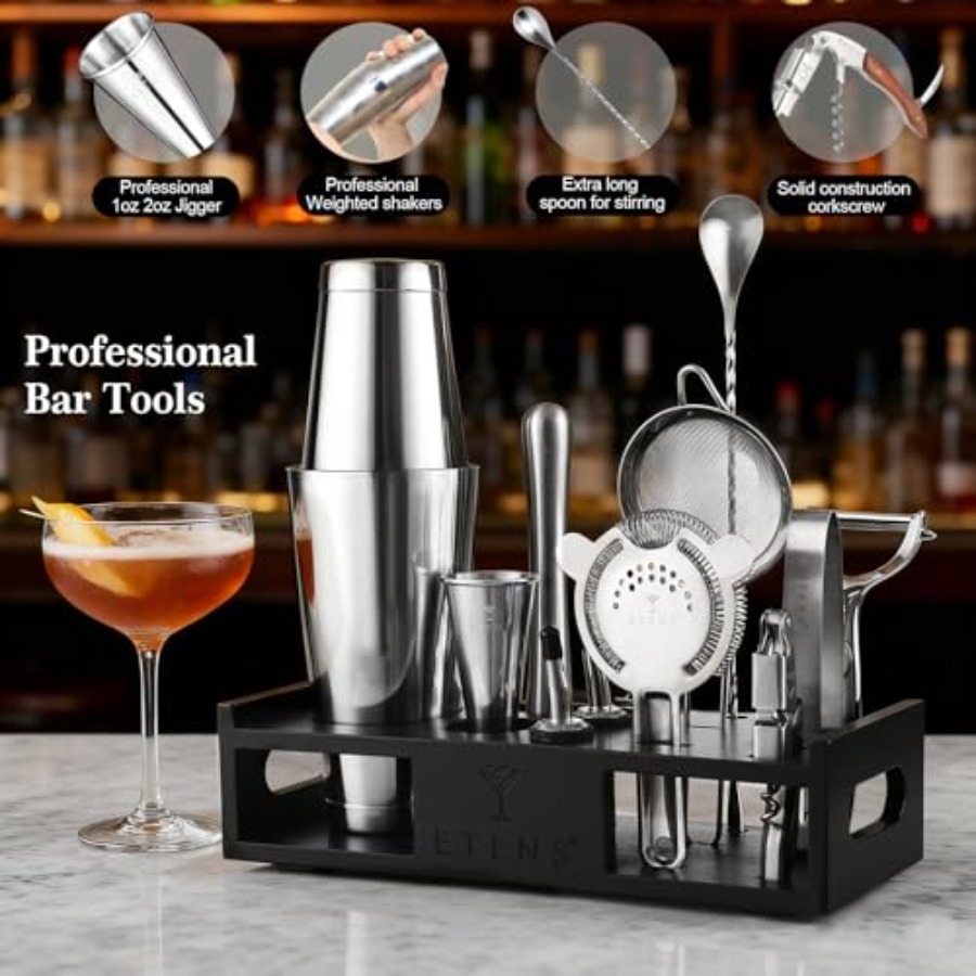 Cocktail Shaker Set Drink Mixe - Boston Shaker Set 评论和价格