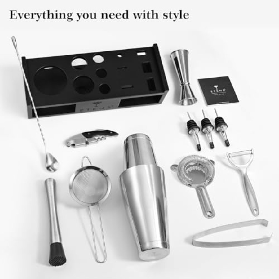 Cocktail Shaker Set Drink Mixe - Boston Shaker Set 评论和价格