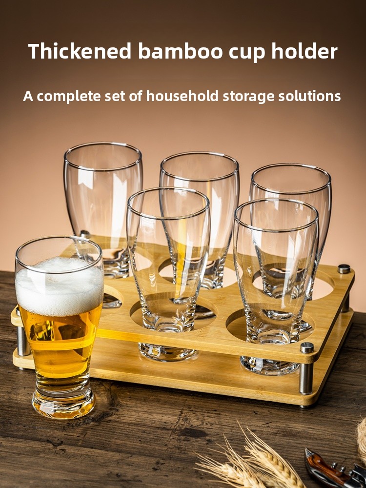 Thickened Crystal Beer Glasses - Home Bar Set 评论和价格