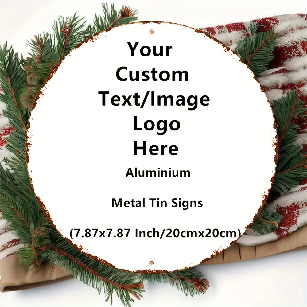 Custom Round Tin Sign - Vintag - Home Bar Signs 评论和价格