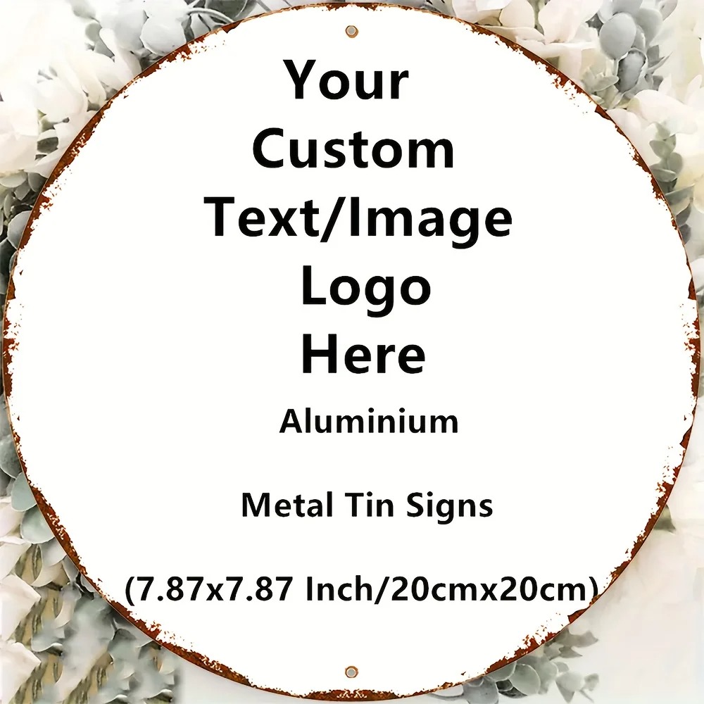 Custom Round Tin Sign - Vintag - Home Bar Signs 评论和价格