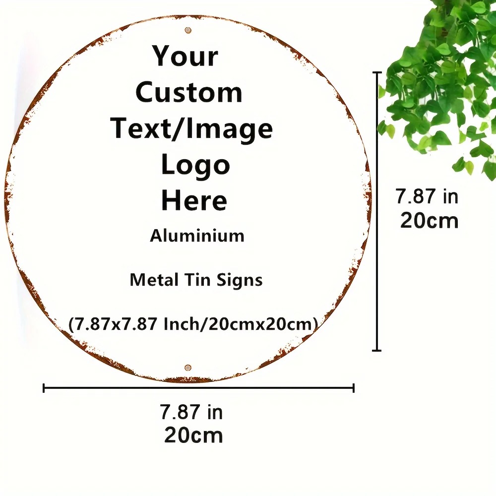 Custom Round Tin Sign - Vintag - Home Bar Signs 评论和价格