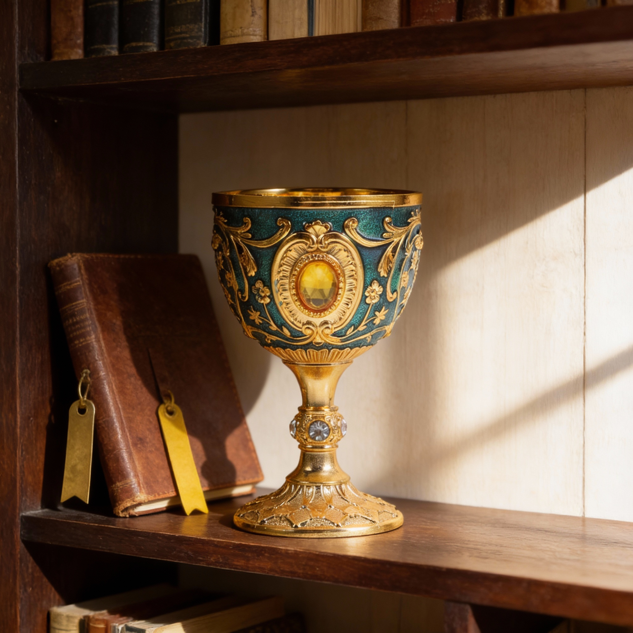 Gold Chalice Cup Retro Vintage - Old Fashioned Glass 评论和价格